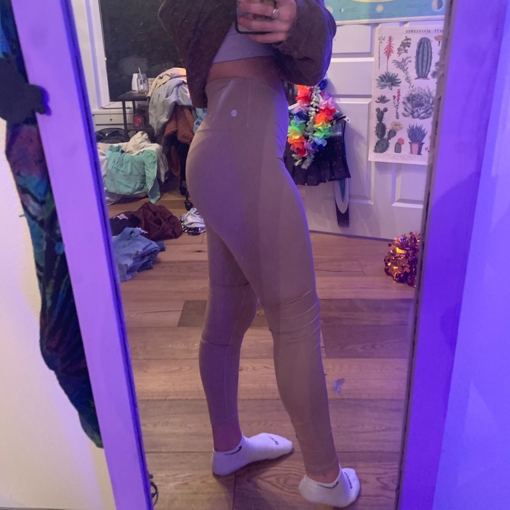 zella pink/nude leggings